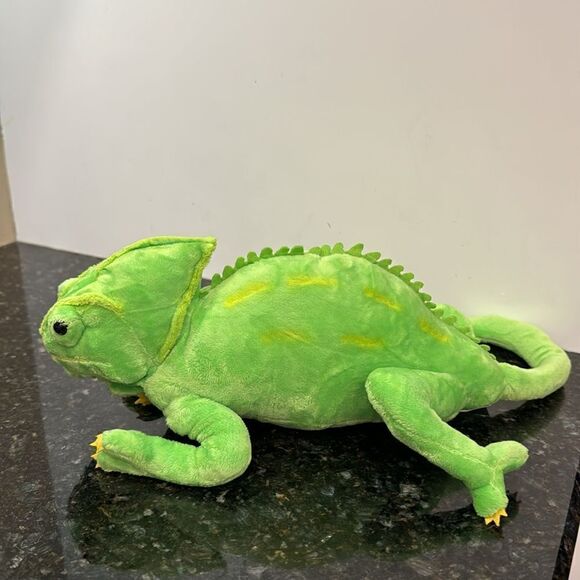 Chameleon Plush Toy - 15 inch Green Stuffed Toys Realistic Chameleon - Picture 4 of 9